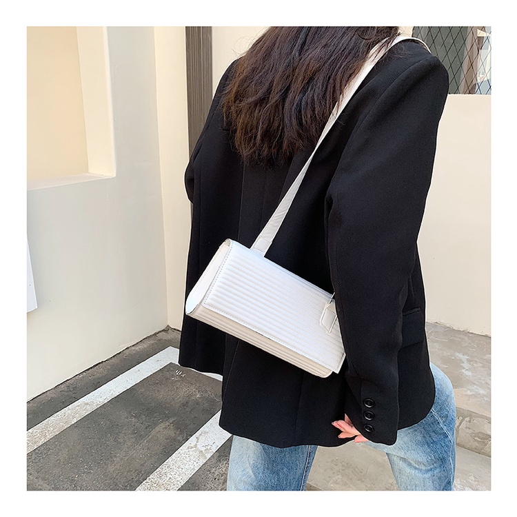 Túi Đeo Vai Hình Vuông Màu Trơn Phong Cách Phương Tây Thời Trang 2022 Cho Nữ