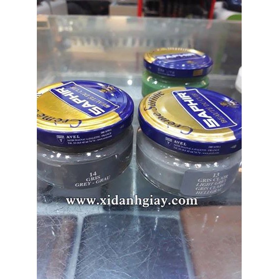 Xi đánh giày màu xám, xi đánh túi màu xám Pháp