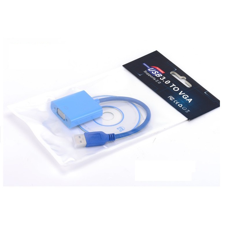 Cáp chuyển đổi tín hiệu USB sang VGA