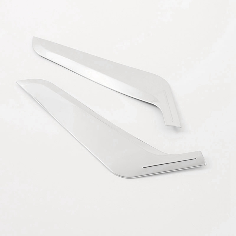 FENDER 1 Cặp Viền Chắn Bùn Bằng Thép Không Gỉ Mạ Chrome Cho BMW 5 Series F10 520Li 525Li 530 535Li 2011-2017