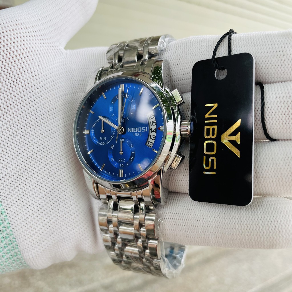 Đồng hồ nam nibosi chính hãng chạy full 6 kim hàng full box  (Mua  Đồng hồ nam chính hãng tặng kèm hộp full box , pin) | BigBuy360 - bigbuy360.vn