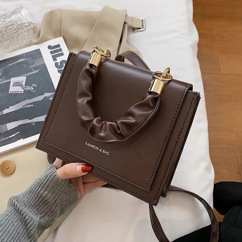 Túi Xách Thời Trang Nữ Đeo Chéo Quai Nhúm Siêu Xinh