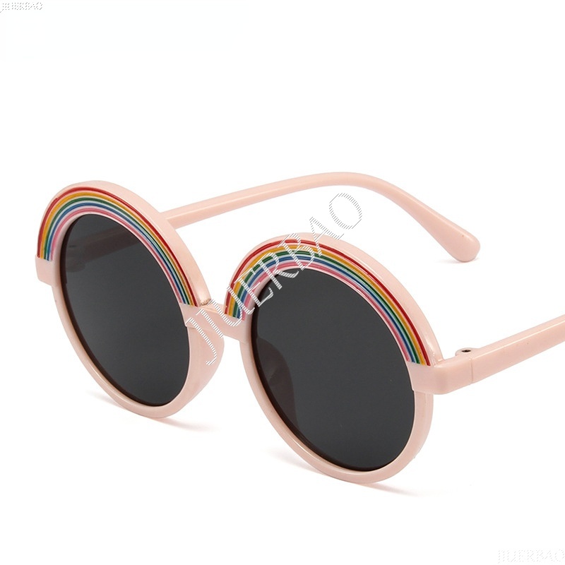 Kính Mát Gọng Tròn Cổ Điển Thời Trang Dành Cho Bé Gái