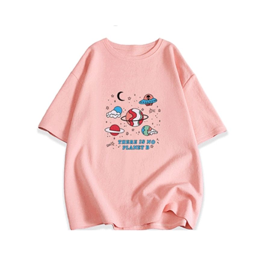 Áo Thun Nữ HUNA áo unisex chất liệu polyester AT03