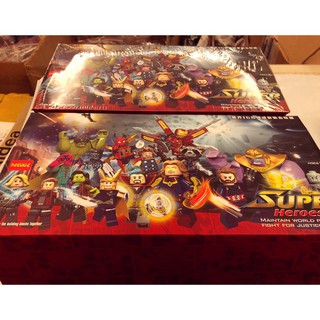 Combo 16 nhân vật lego siêu anh hùng Avenger Marvel - Decool - MR8014