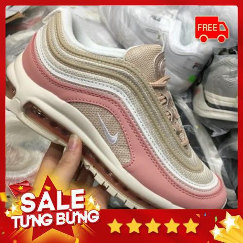 Giày Thể Thao air max 97 pha hồng mới nhất - Hàng có sẵn + Fullbox - Xước Store