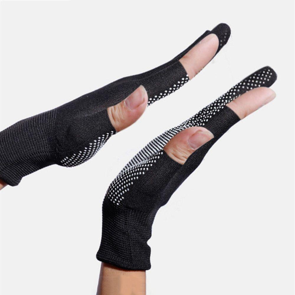 Găng Tay Thể Thao Leo Núi Chống Nắng Chống Trượt Vải Mỏng Co Giãn Màu Sắc Trơn Cho Nam