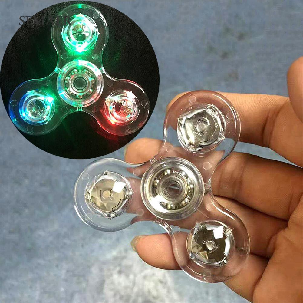 Sale 70% Spinner đèn LED đồ chơi giảm căng thẳng cho người lớn trẻ em, Clear Giá gốc 90,000 đ - 56A98