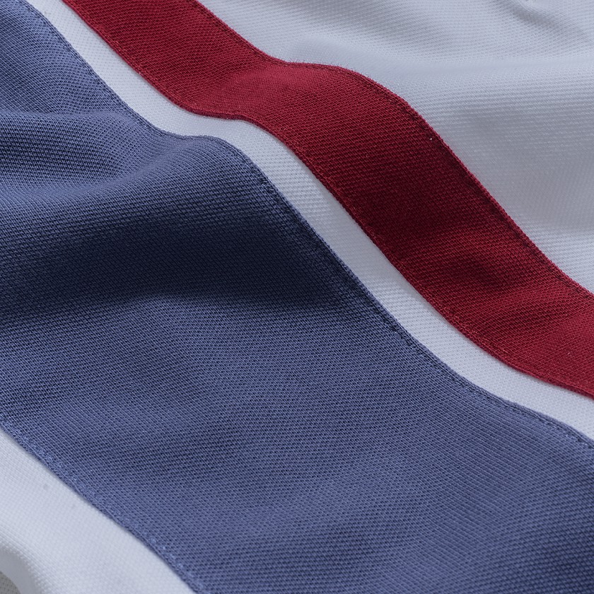 Áo thun polo nam có cổ 4MEN PO041 cổ trụ bẻ, ngắn tay, form suông, vải cá sấu cotton cao cấp phối sọc độc đáo | BigBuy360 - bigbuy360.vn