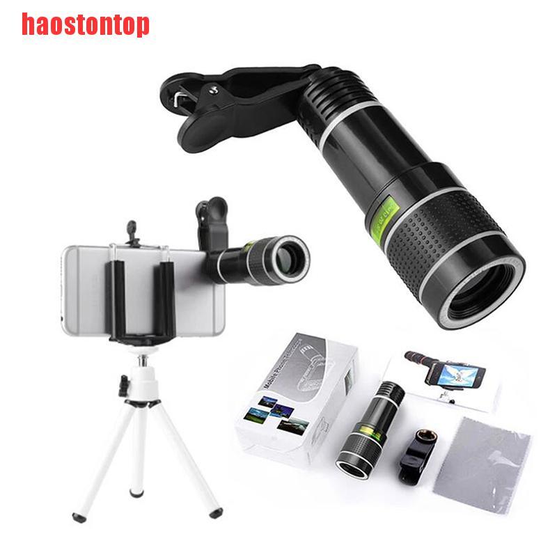 Ống Nhòm Phóng To 20x HD Có Kẹp Gắn Điện Thoại Thông Minh / Máy Ảnh