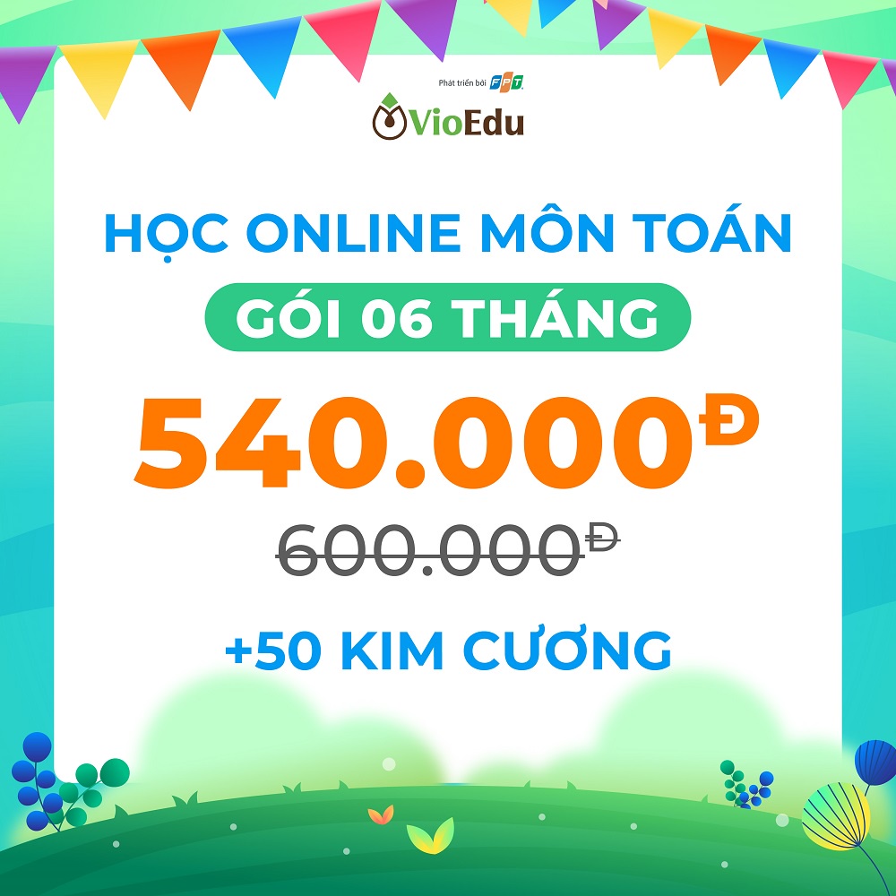 Gói học Toán trên VioEdu