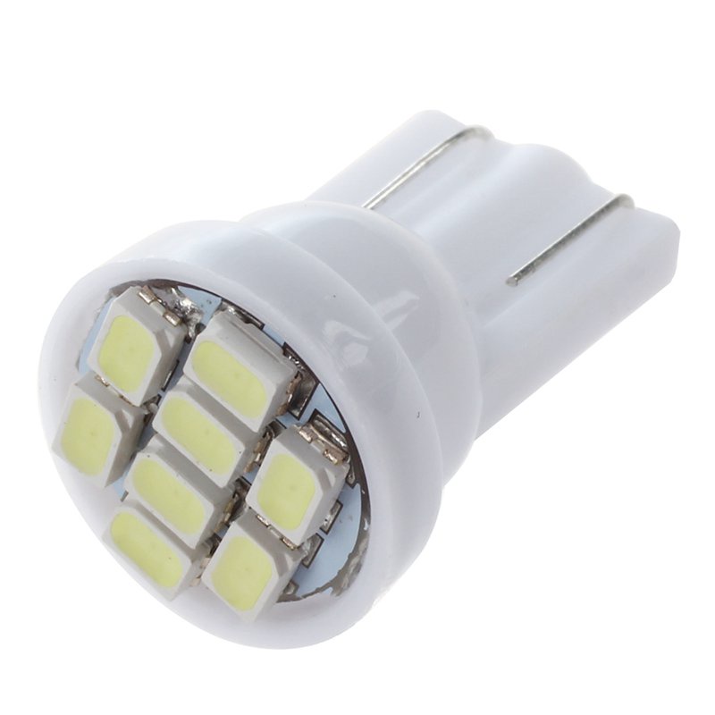 10x T10 W5W 8 SMD LED trắng - bóng đèn nội thất bóng đèn 12V