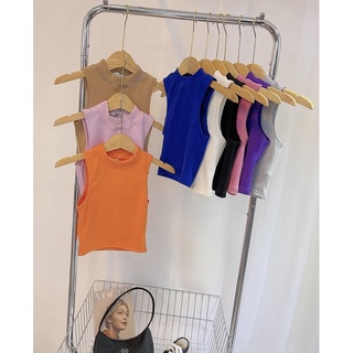 Áo Croptop Basic Ba Lỗ Gân nhà MÓM STORE [ẢNH THẬT 100%