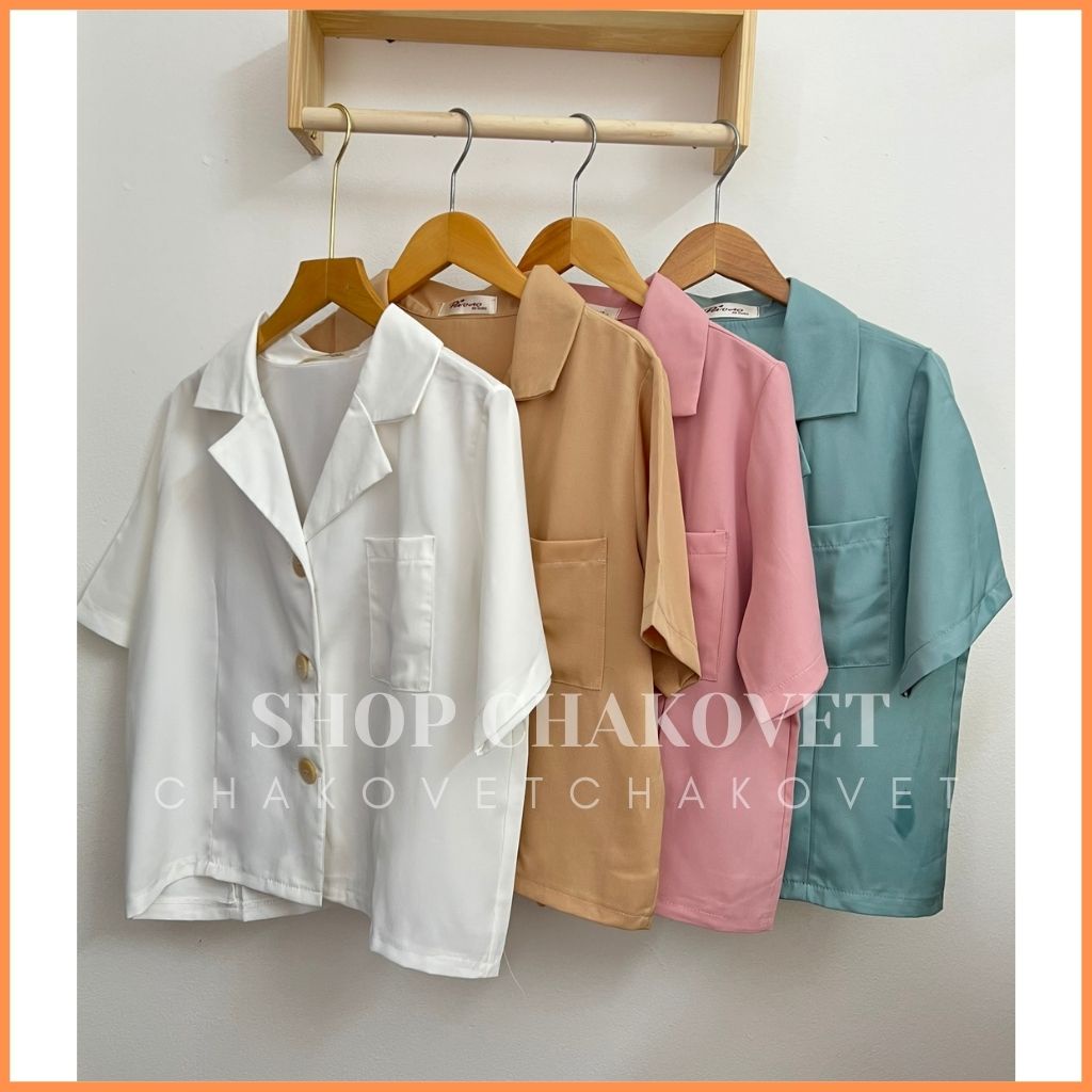 Áo vest blazer nữ ngắn A8312 kiểu áo khoác blazer nữ cộc tay 1 lớp công sở cao cấp hàn quốc trẻ trung cá tính - CHAKOVET