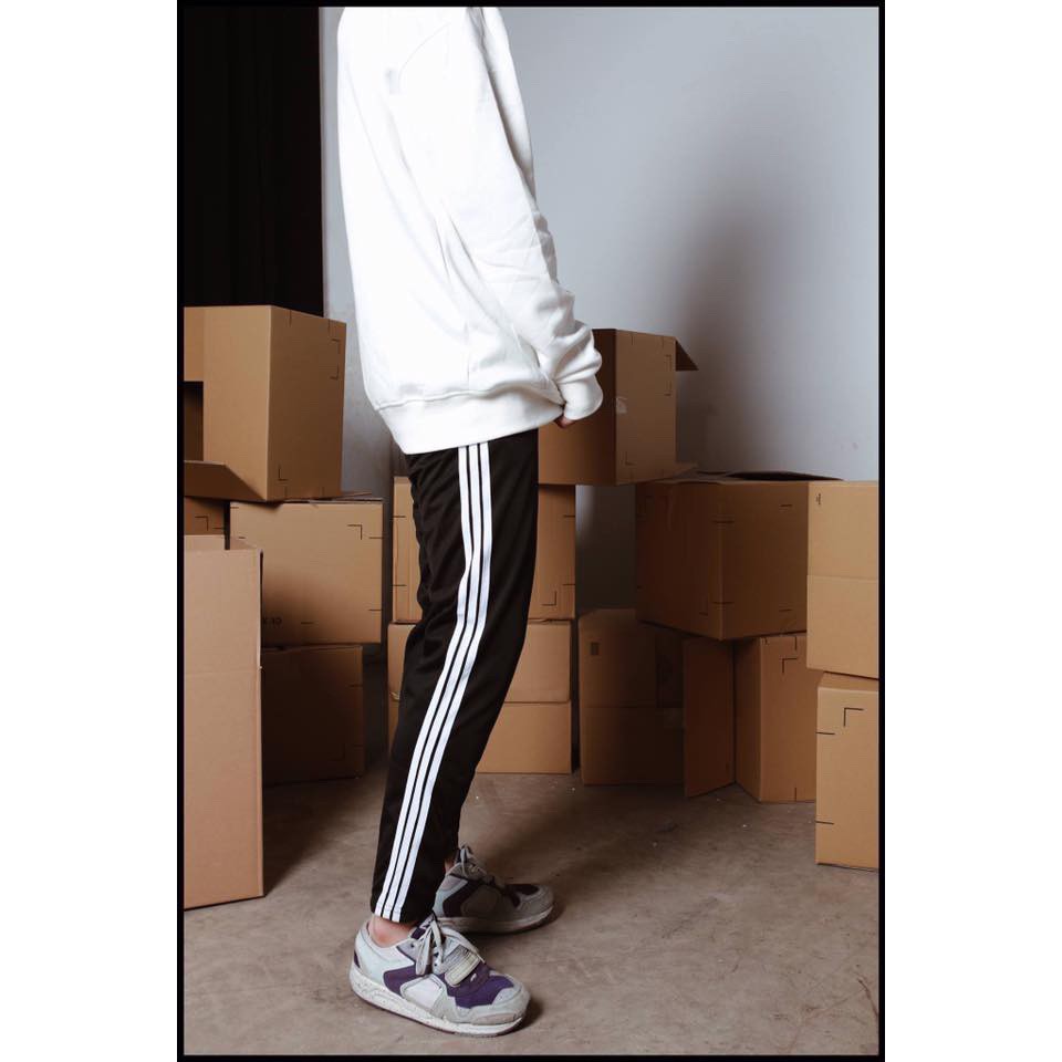 Quần 3 SỌC SUÔNG DÀI 3 line nam nữ Unisex SV-26 full size M L XL | BigBuy360 - bigbuy360.vn