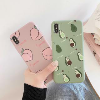 Ốp lưng TPU quả đào / quả bơ dễ thương cho OPPO A3 A5/A3S F9 A7/A5S A9