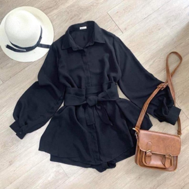 [Mã FATHANG5 giảm 10K đơn 50K] SET SOMI TAY DÀI THẮT EO KÈM SHORTS | BigBuy360 - bigbuy360.vn