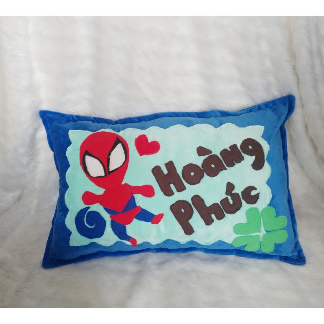 Gối nằm handmade người nhện