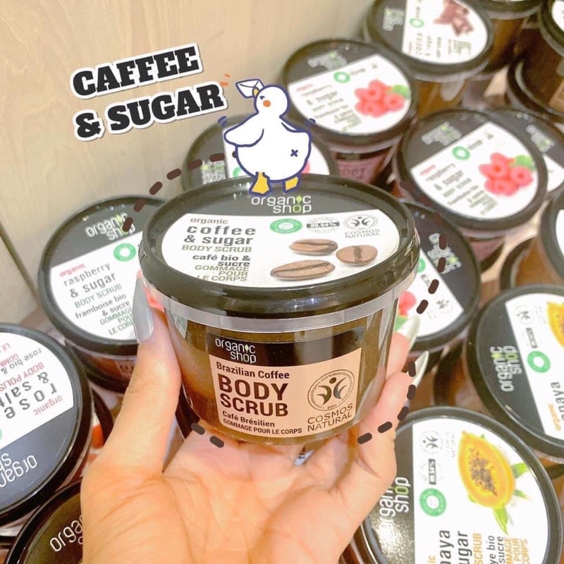 Tẩy Da Chết Organic Shop Cofee Sugar Body Scrub