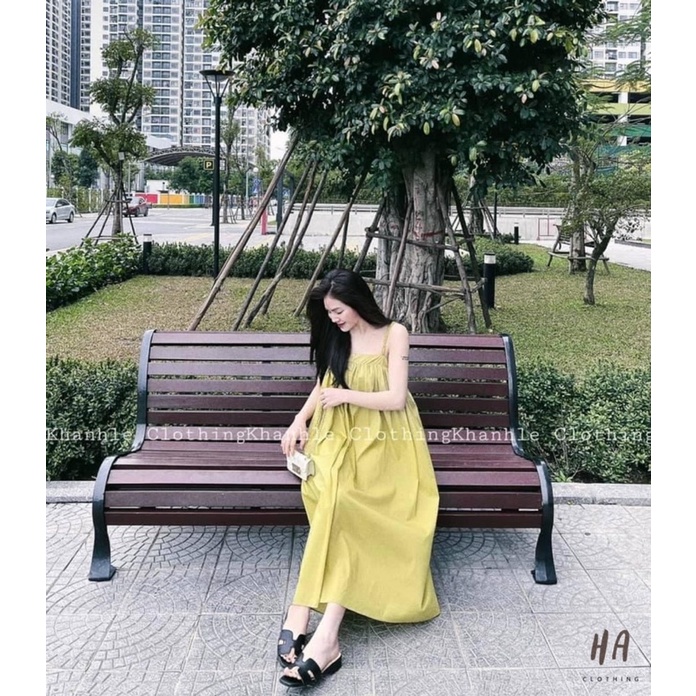 [ 225] Váy Maxi Dây Tết 2 Màu Dang Suông Siêu Xinh Có Ảnh Thật Kèm Video | BigBuy360 - bigbuy360.vn