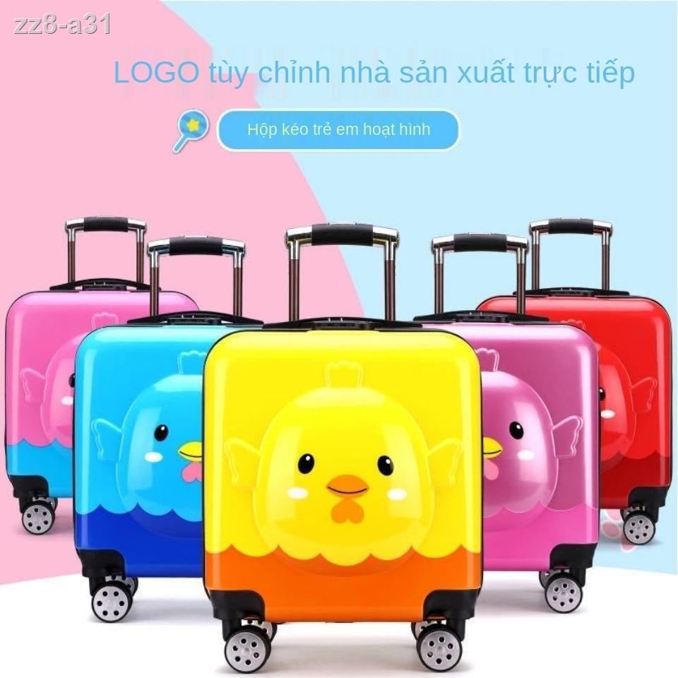 Hộp đựng xe đẩy trẻ em, vali 18 inch, khóa mật khẩu cho bé nam và nữ, bánh phổ thông 20 inch dành học sinh