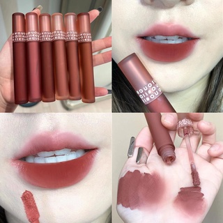 ❤Son Lì OUOII Màu Lì Mịn Như Nhung Không Phai Và Không Dính Cốc Thời Trang Cho Học Sinh