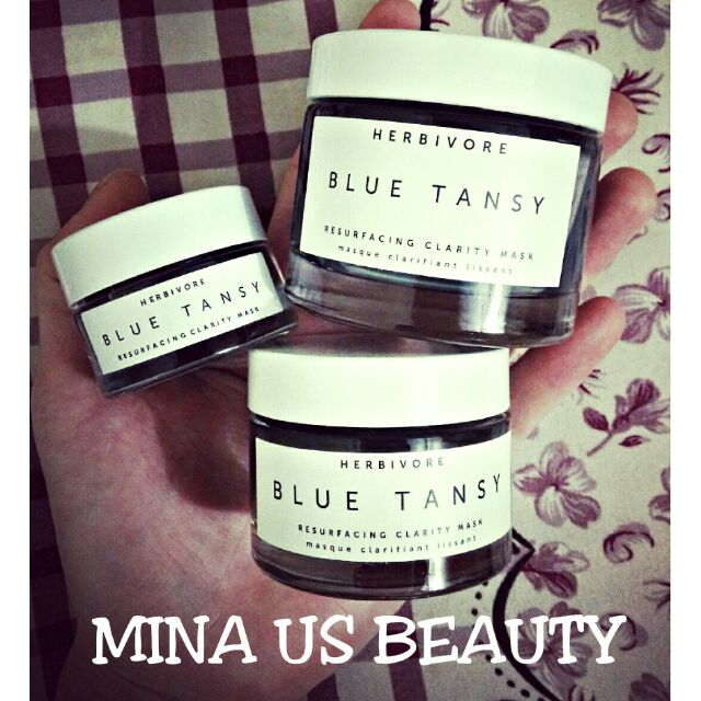 [15/30/70ml] Mặt nạ Herbivore Blue Tansy AHA + BHA Resurfacing Clarity Mask