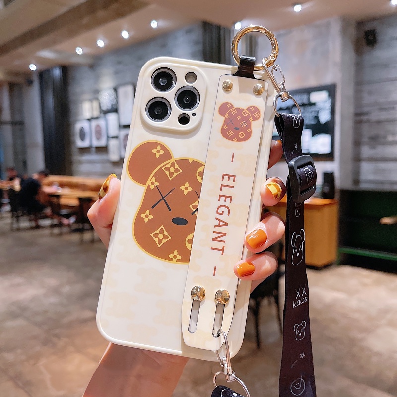 Ốp Điện Thoại tpu Dẻo Họa Tiết Hoạt Hình Chú Gấu Dễ Thương Chống Rơi Cho iphone 15 14 13 12 11 pro max 15 plus