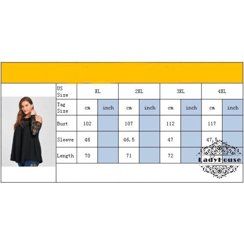 Áo Kiểu Nữ Phối Ren Plus Size 2018 (Xl-4Xl)