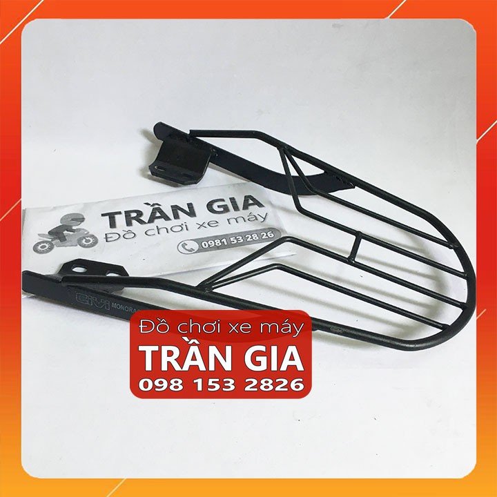 Cảng sau Givi gắn xe Honda 110cc: Wave S110, Blade 110, Wave RSX 110, Wave Anpha 110 baga đi phượt gác chở hàng
