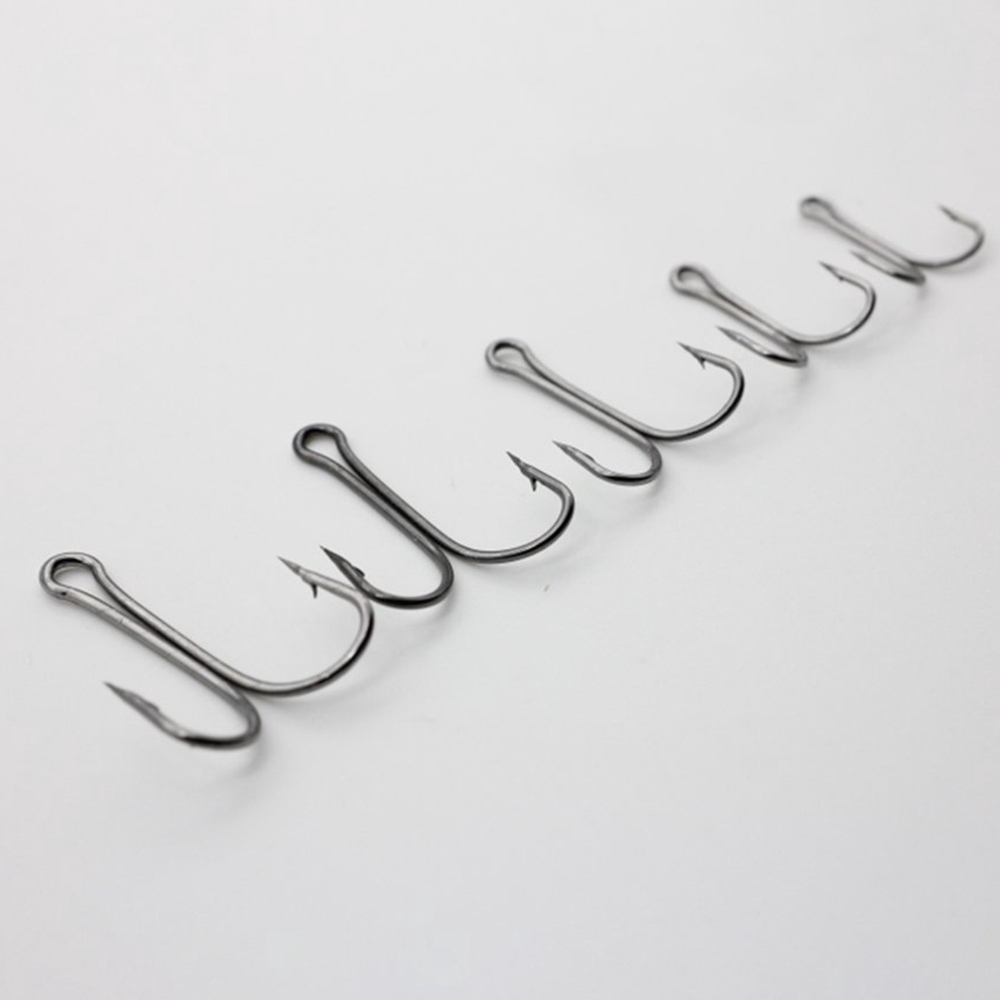 MUVAKO Lưỡi câu cá chất liệu thép carbon 1 2 4 6 8