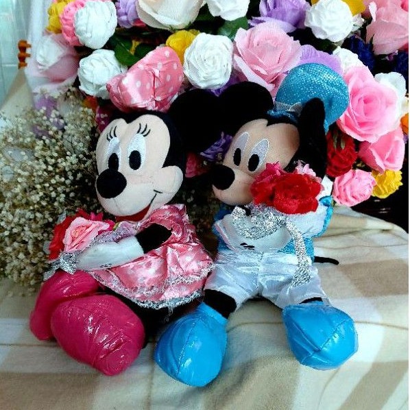 Gấu bông một cặp_ mickey cô dâu và chú rể