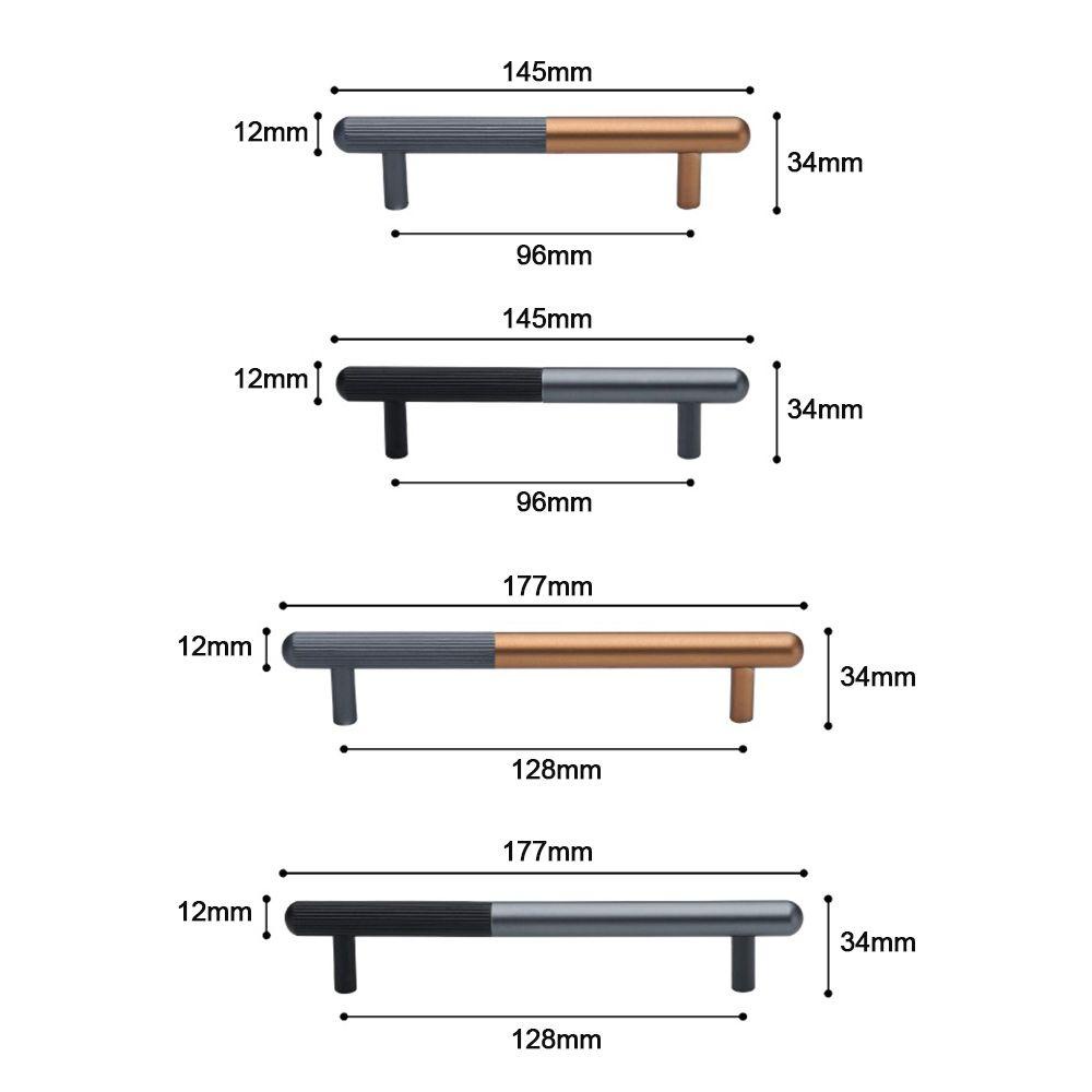 Tay Nắm Cửa Tủ Bếp Bằng Hợp Kim Nhôm Màu Xám