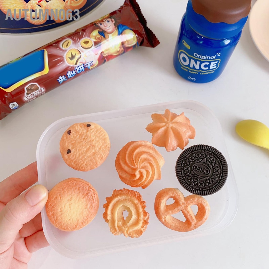 Hàng giao ngay Kẹp tóc bánh quy cookie Nhựa kim loại Kẹp tóc hoạt hình dễ thương Phụ kiện cho bé gái