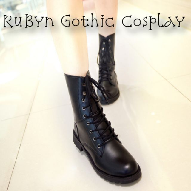 [CÓ SẴN] 🍁 Giày boot cổ cao chiến binh cosplay phong cách Nhật 🍁 (Tài khoản Shopee duy nhất: gothic.cosplay ) | BigBuy360 - bigbuy360.vn