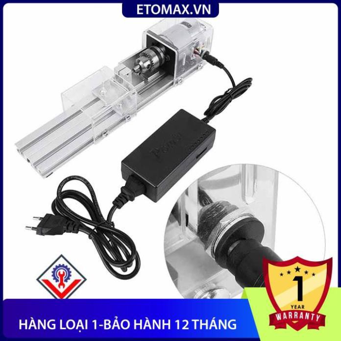 [Hàng loại 1-Bảo hành 12 tháng] Máy tiện mini DIY V1 ( ETOMAX )