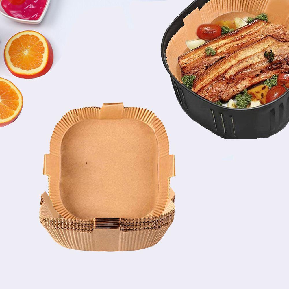 Set 100 Giấy Thấm Dầu AUGUSTINA Kèm Tay Cầm Tiện Lợi Dành Cho Nồi Chiên Không Dầu