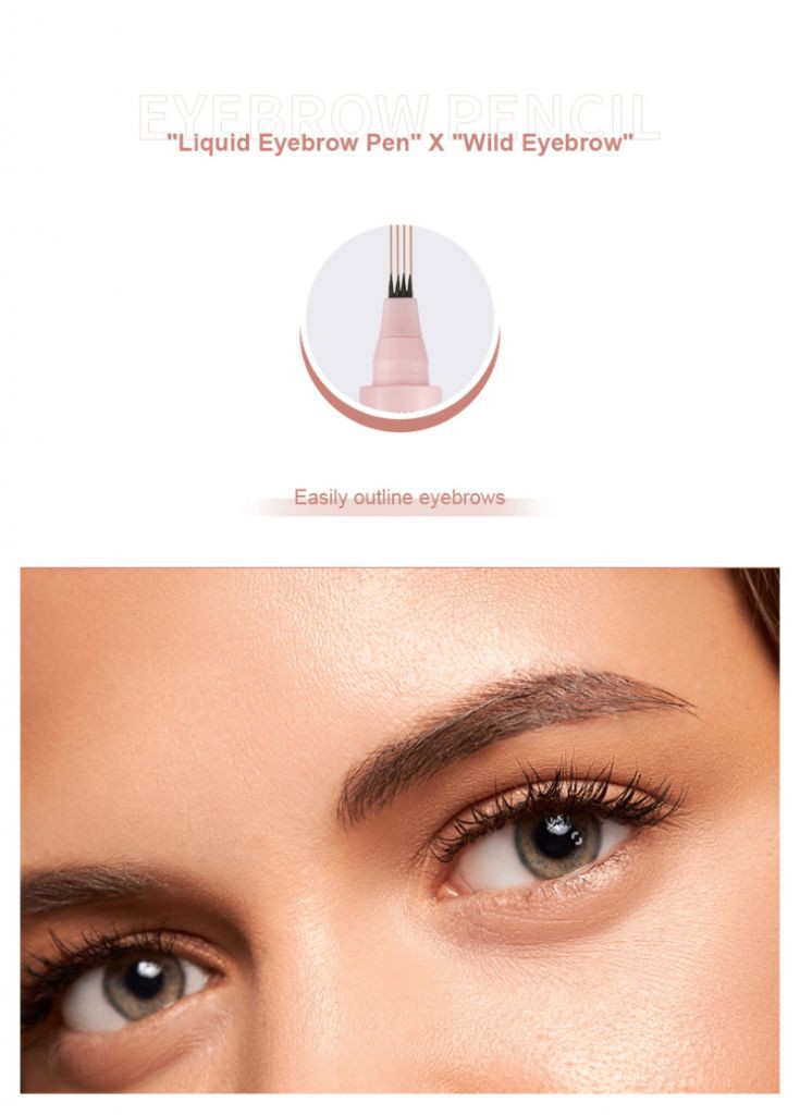 (Hàng Mới Về) Bút Kẻ Lông Mày Dạng Lỏng Ba Chiều Không Thấm Nước Và Mồ Hôi | BigBuy360 - bigbuy360.vn