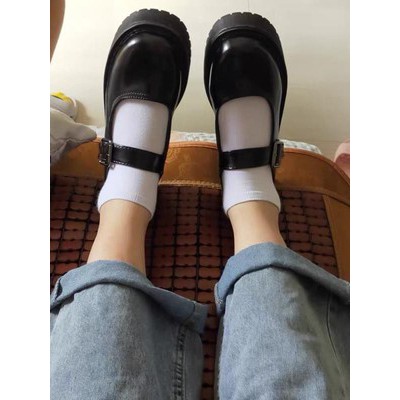 GIÀY MARY JANE ĐẾ RĂNG CƯA ĐAI KHUY SIÊU CUTE