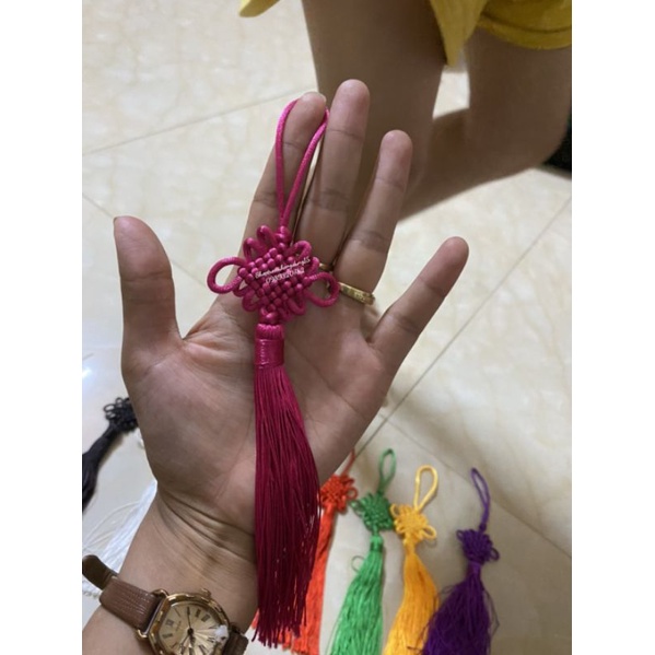 Dây treo thắt nút trang trí xe hơi, nhà cửa siêu xinh