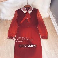 ĐẦM BODY PHỐI SƠ MI CỔ REN