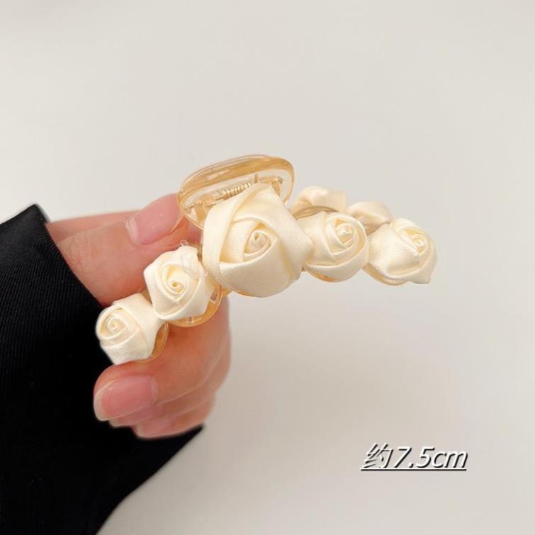 [HÀNG QC] kẹp tóc hoa hồng - Kẹp tóc nữ đính hoa Shop888