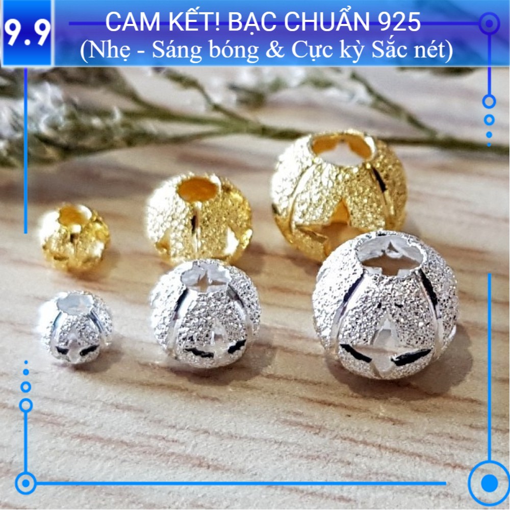 (CAM KẾT BẠC CHUẨN, SÁNG, NHẸ, SẮC NÉT) Charm bạc 925 Bi sao CH068