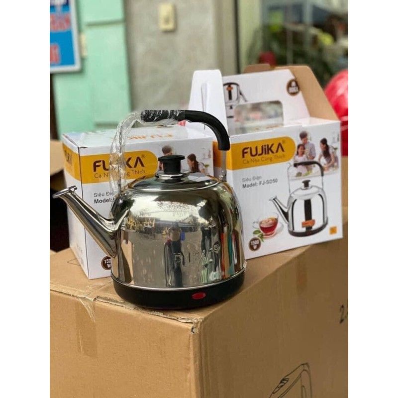 Siêu điện đun nước siêu tốc 5L Fujika tự ngắt khi sôi hàng cty bảo hành 12 tháng