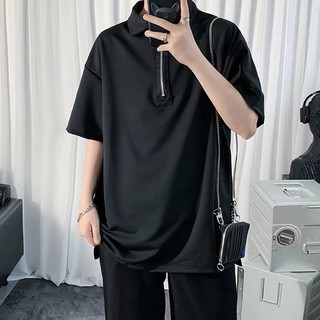 (A316) Áo thun polo có khóa style Hàn Quốc size M đến 2XL