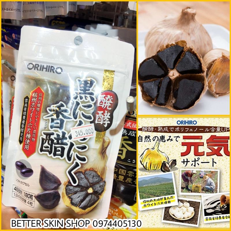 Tỏi đen Orihiro 180v Nhật Bản
