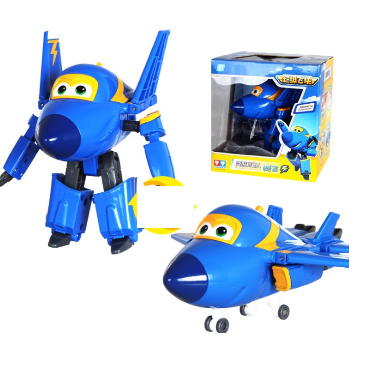 Đồ chơi Super wings đội bay siêu đẳng mô hình máy bay Jerome cỡ lớn đồ chơi trẻ em
