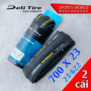 Vỏ Xếp xe đạp 700x23 ARAMID DELI-TIRE