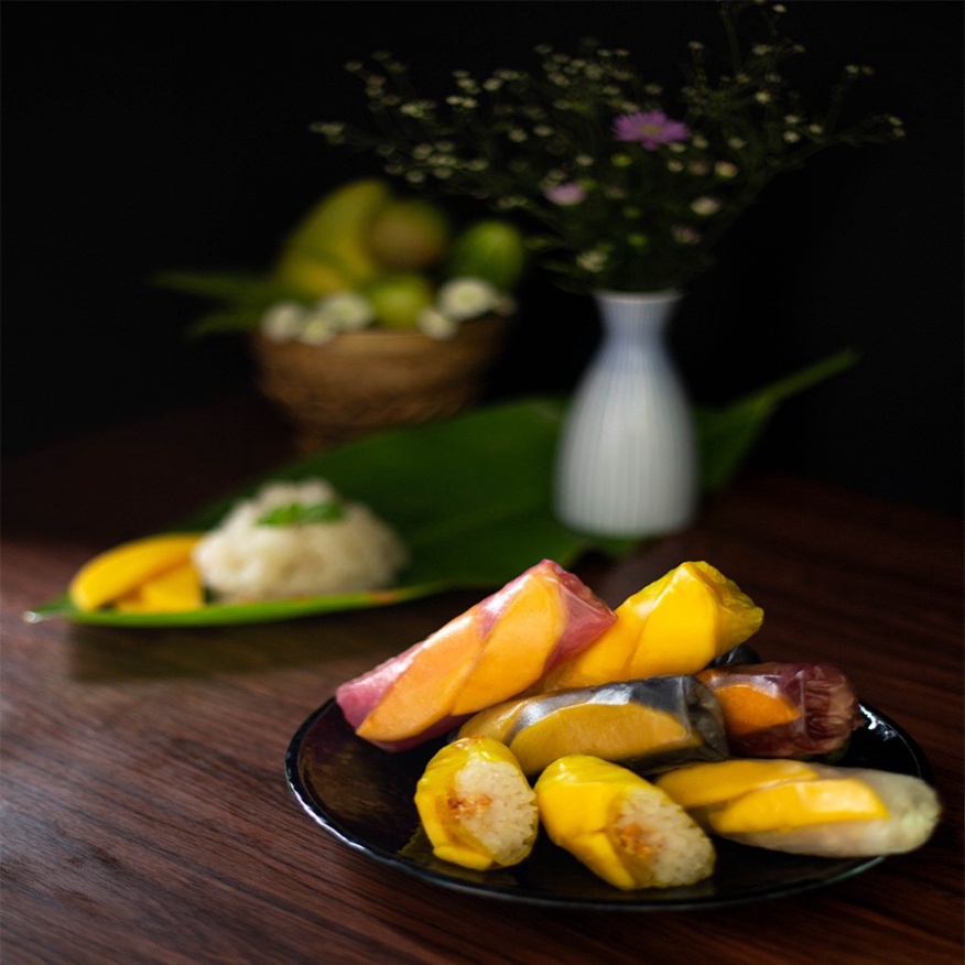 Bánh Tráng MeKong River Nghệ 22cm (Eatclean)