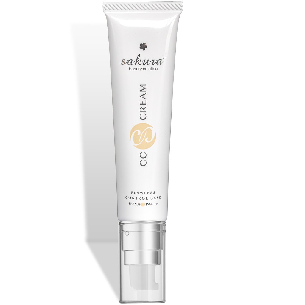 Kem trang điểm Sakura CC Cream Flawless Control Base SPF50+ PA++++